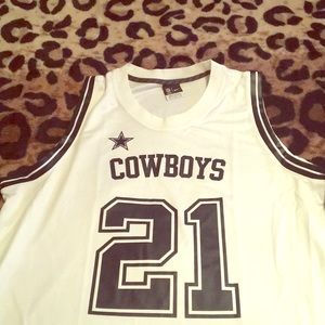 Zeke Elliot #21 Jersey Tank Dallas Cowboys
